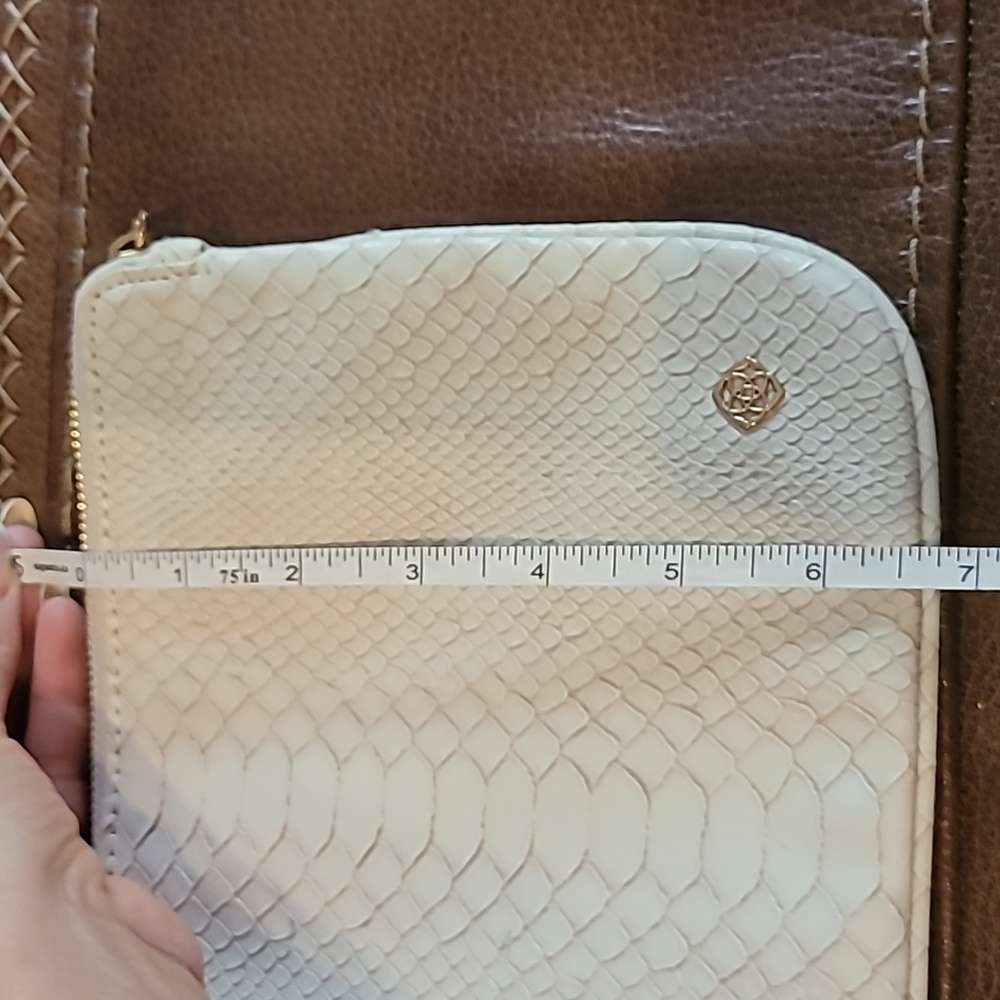 Kendra Scott Cream Python Wristlet - image 7